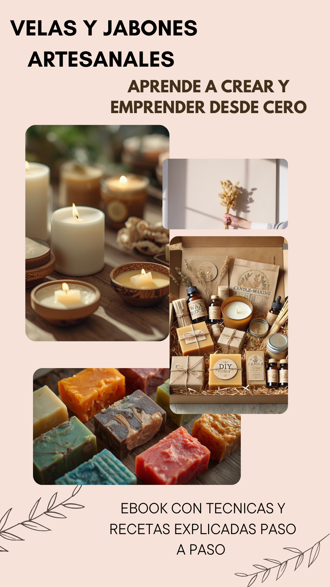 Velas y Jabones Artesanales: Aprende a Crear y Emprender desde Cero 🕯️🧼✨